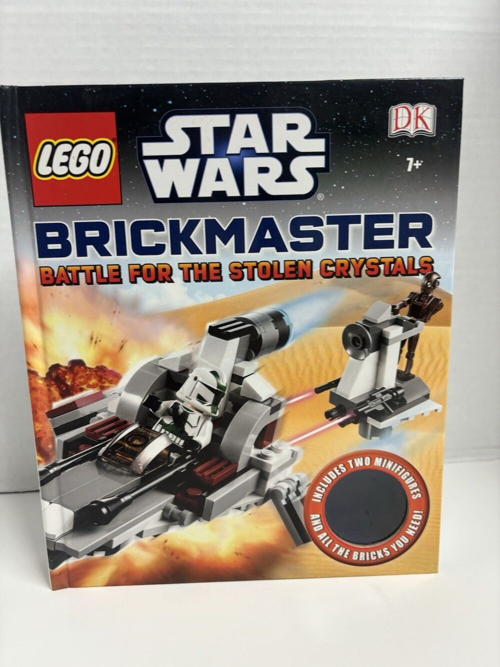 Star Wars Brick master- Battle For The Stolen Crystals Book NO Mini figures book